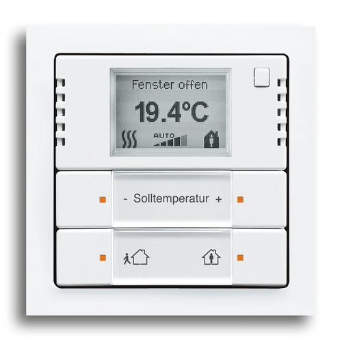 KNX-Temperaturregler - WITH TOUCH SENSOR - BUSCH-JAEGER - für Wohnzimmer / für Schlafzimmer / Raum