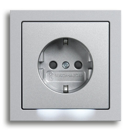 Wandmontierte Steckdose - STEPLIGHT® - BUSCH-JAEGER - Aufputz / modern / Objekteinrichtung