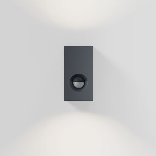 Moderne Wandleuchte - EYE CONTROL  - IP44 Schmalhorst - für Außenbereich / Aluminium / rechteckig