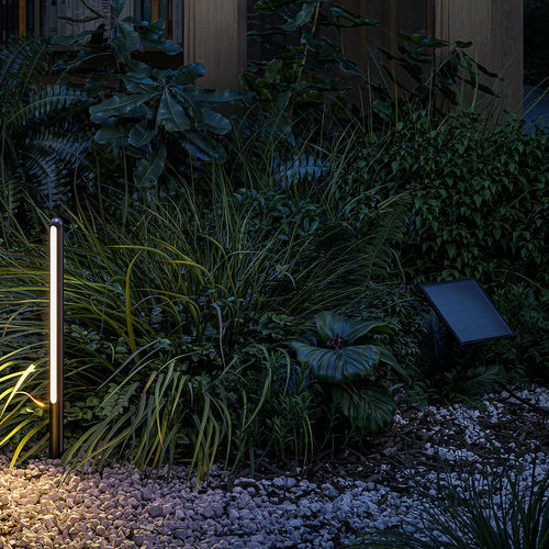 Solar-Leuchtpoller - KAL  - IP44 Schmalhorst - für Garten / modern / Aluminium