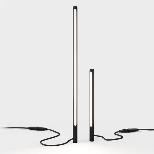 Moderne Leuchtsäule - KAL JOIN - IP44 Schmalhorst - Aluminium / Edelstahl / pulverbeschichteter Stahl