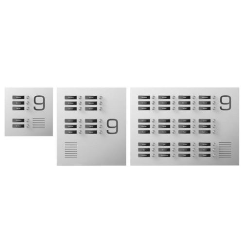 Edelstahl-Türstation - MONOBLOC - SKS - Kinkel Elektronik - Messing / Wohnbereich / wandmontiert