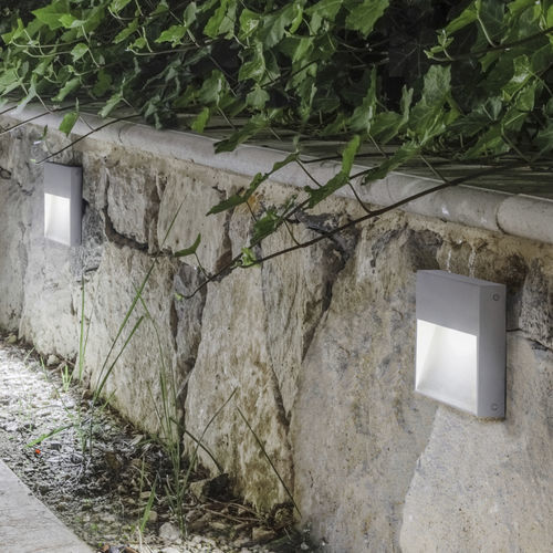 Wandeinbauleuchte - STAMP - Goccia Illuminazione - für Aufbau / LED / rechteckig