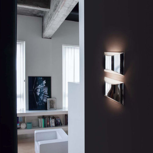 Wandleuchte / minimalistisches Design - KELLY - Oluce - für den Innenraum / Metall / rechteckig