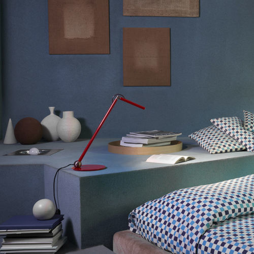 Tischlampe - CALAMAIO - Oluce - Büro / Nachttisch / Satin