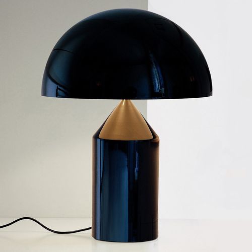 Tischlampe - ATOLLO  - Oluce - Metall / originelles Design / mit Kabel