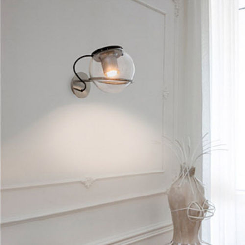 Moderne Wandleuchte - THE GLOBE - Oluce - für den Innenraum / Metall / geblasenes Glas