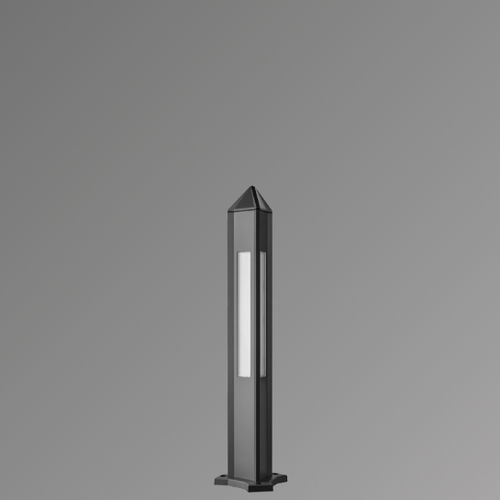 Moderne Leuchtsäule - LSP400 - WE-EF LEUCHTEN - Aluminium / LED / für Außenbereich