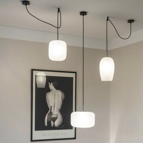 Hängelampe - PANTILO PD - SLV ELEKTRONIK - Aluminium / Chrom / Glas