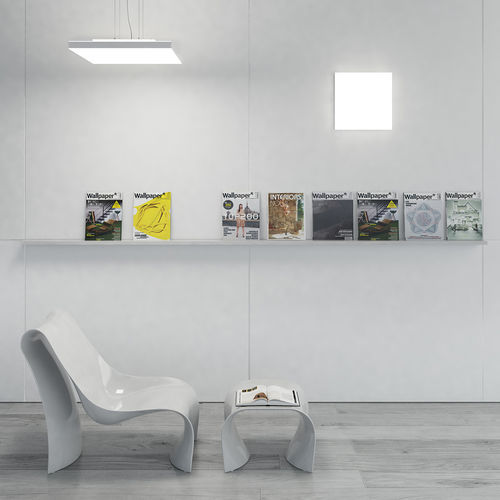 Moderne Wandleuchte - CORUM  - Schmitz-Wila GmbH - für den Innenraum / anodisiertes Aluminium / Glas