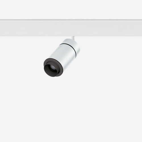 LED-Schienenleuchte - YORI EVO GHOSTRACK - ZOOM - Reggiani Illuminazione - rund / Aluminium / für Restaurants