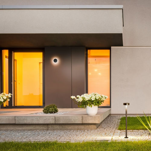 Moderne Wandleuchte - TRÈS JOLIE - Simes - für Außenbereich / Aluminium / rund
