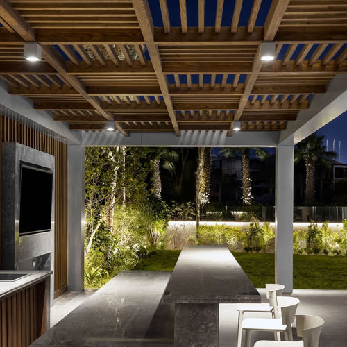 Moderne Deckenleuchte - LOFT - Simes - quadratisch / Aluminiumguss / LED