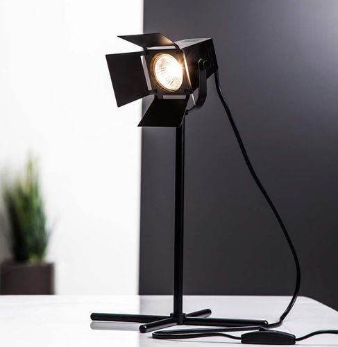 Tischlampe - MOVIE - Brilliant - Metall / modern / mit Kabel