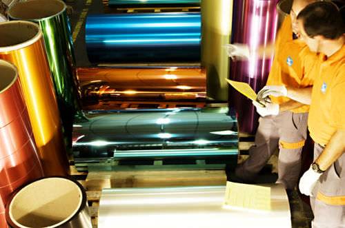 Aluminium-Dekorlaminat - BANDOXALDECOR - COLOURED PREANODIZED ALUMINIUM - Almeco Group - poliert