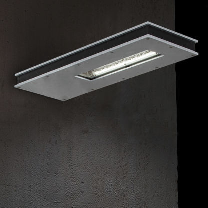 Moderne Wandleuchte - TABULARE M - LECCOR Leuchten GmbH - für Außenbereich / Aluminium / Glas