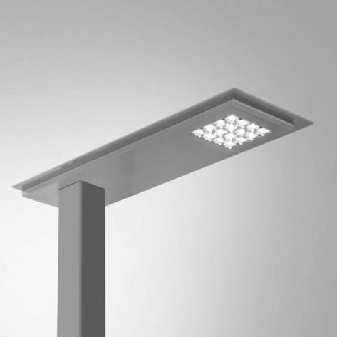 Lichtmast - SQUARE - LECCOR Leuchten GmbH - Edelstahl / pulverbeschichteter Stahl / individuell gestaltbar