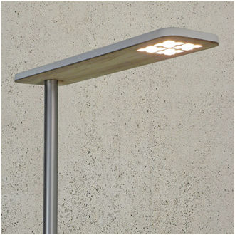 Stehleuchte - LECCOR Leuchten GmbH - Metall / Eiche / Kirschbaum