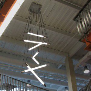 LED-Seilleuchte - FIACCOLA  - LECCOR Leuchten GmbH - fluoreszierend / linear / Edelstahl