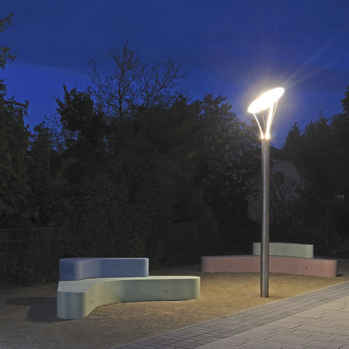 Straßenlaterne - CIRCOLO TYPE 030/510 INCLINED - LECCOR Leuchten GmbH - Garten / modern / Edelstahl