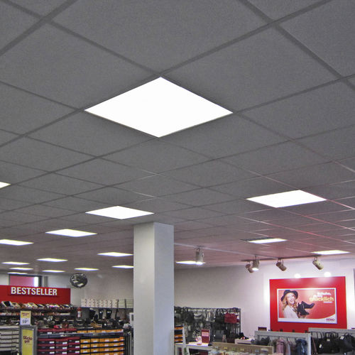 Deckeneinbauleuchte - GRID PANEL 625 - LECCOR Leuchten GmbH - LED / quadratisch / IP30
