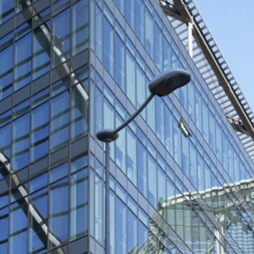 Straßenlaterne - LUNOIDE - AEC Illuminazione - modern / Edelstahl / mit Diffusor aus Hartglas