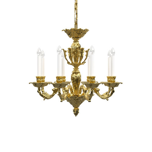 Klassischer Kronleuchter - LOUIS : HISTORIC DESIGN - Preciosa - Messing / Nickel