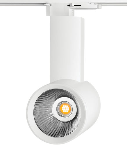 LED-Schienenleuchte - THOR - Arkos Light - Oscaluz, - rund / Aluminium / Glas