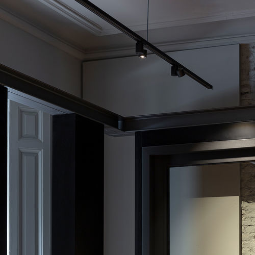 LED-Schienenleuchte - IO - Arkos Light - Oscaluz, - rund / Aluminium / Polycarbonat