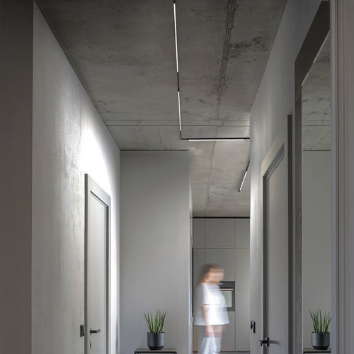 LED-Schienenleuchte - LINE Micro - Arkos Light - Oscaluz, - linear / Aluminium / Polycarbonat
