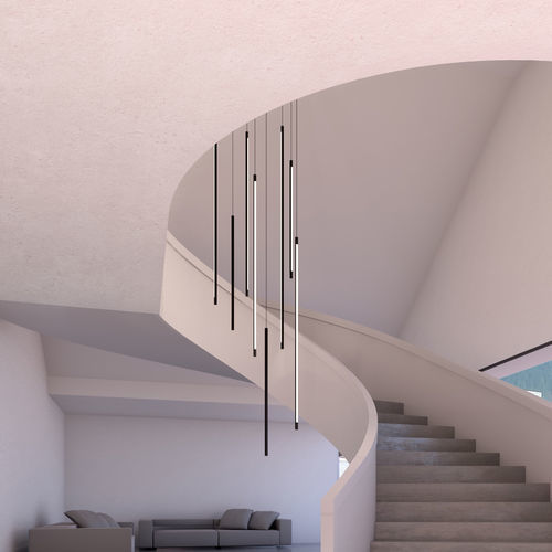 Hängeleuchte - MICRO SYSTEM - ONOK LUZ TECNICA - Aufbau / LED / linear