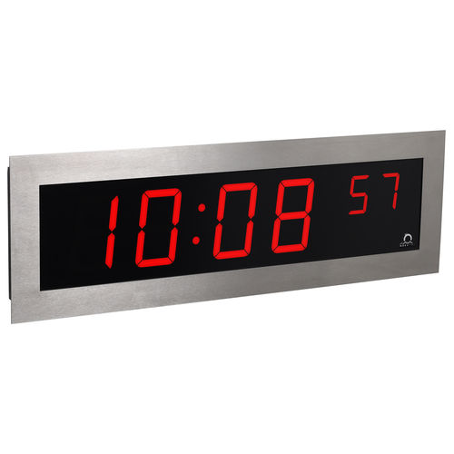 Moderne Uhr - SLH-DC - BÜRK MOBATIME - wandmontiert / digital / für Sportanlage