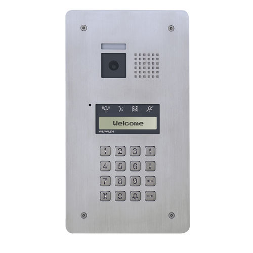 Edelstahl-Türstation - SOLVO TD2000 - FARFISA - Wohnbereich / wandmontiert / für Außenbereich