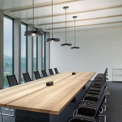 Hängelampe - KIVO - RIBAG Licht AG - Stahl / Eiche / Holz