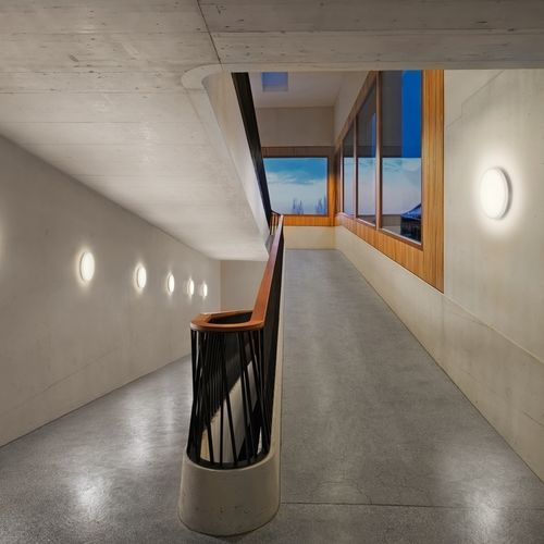 Moderne Wandleuchte - PUNTO - RIBAG Licht AG - für Außenbereich / Aluminiumguss / Polycarbonat