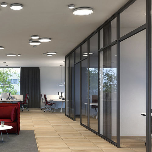 Moderne Deckenleuchte - ARVA - RIBAG Licht AG - rund / aus Acrylglas / LED