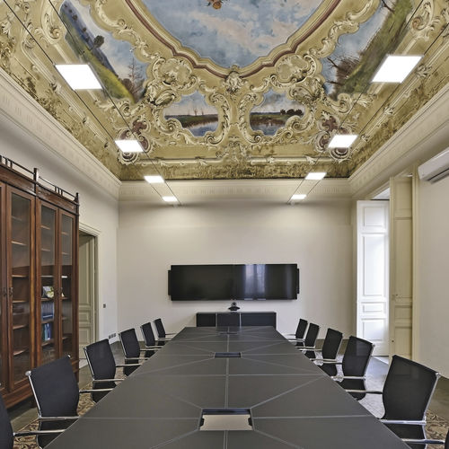 LED-Seilleuchte - MATRIX-C30 - LINEA LIGHT GROUP - rechteckig / Aluminium / für den Innenraum