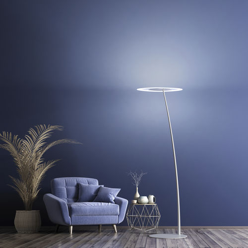 Stehleuchte - ANTIGUA_FL - LINEA LIGHT GROUP - Metall / Glas / modern