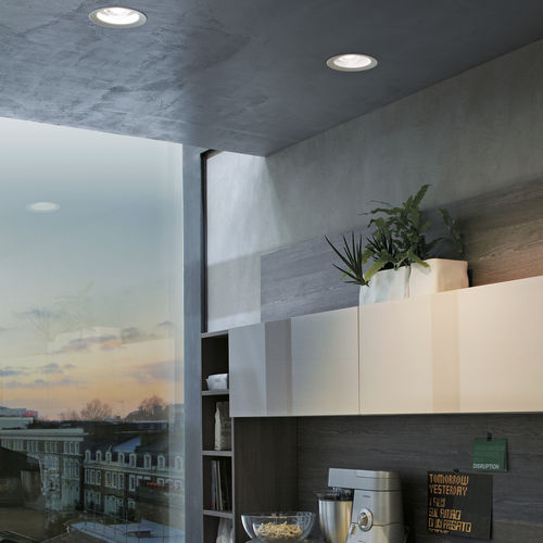 Einbaudownlight - OUTLOOK_C - LINEA LIGHT GROUP - LED / rund / IP40