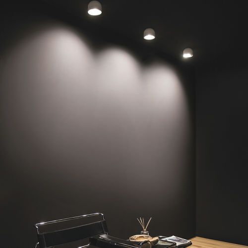 Moderne Deckenleuchte - OUTLOOK_S - LINEA LIGHT GROUP - rund / Glas / Aluminium