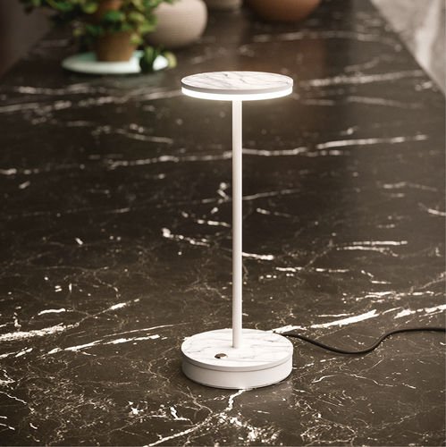 Tischlampe - GEMINI - LINEA LIGHT GROUP - Aluminium / Glas / PMMA