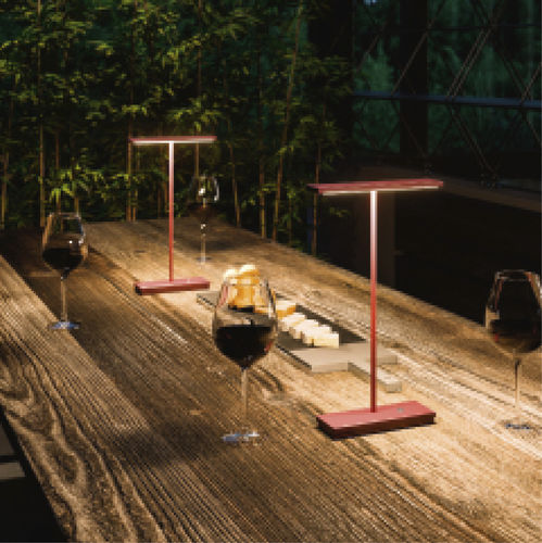 Tischlampe - DUBCOLOR - LINEA LIGHT GROUP - Aluminium / aus PC / modern