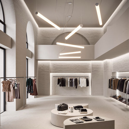 Hängelampe - TU-O - LINEA LIGHT GROUP - Aluminium / lackiertes Aluminium / Polyethylen
