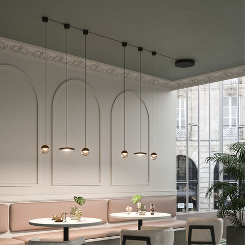 Hängelampe - SINFONIA SYSTEM - VERDI - LINEA LIGHT GROUP - aus lackiertem Aluminium / Polymethylmethacrylat (PMMA) / modern