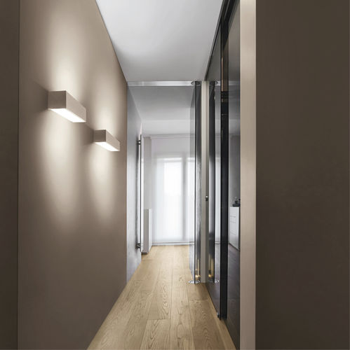 Moderne Wandleuchte - GYPSUM_W - LINEA LIGHT GROUP - für den Innenraum / Aluminium / rechteckig