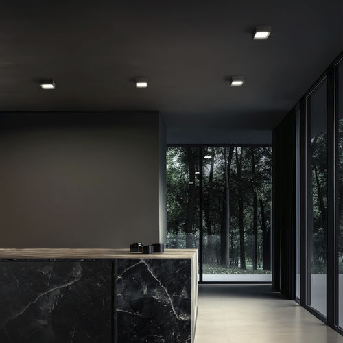 Moderne Deckenleuchte - Tara Mini - LINEA LIGHT GROUP - quadratisch / Aluminium / Polycarbonat
