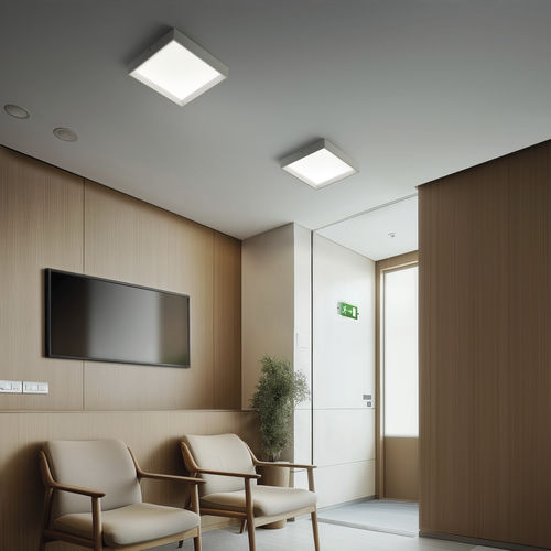 Moderne Deckenleuchte - Tara UPS - LINEA LIGHT GROUP - quadratisch / Aluminium / Polycarbonat