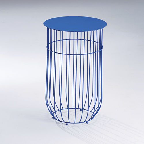 Moderner Couchtisch - CYLINDER - Siru Lighting - Eisen / Gestell aus Stahl / Gestell aus Draht