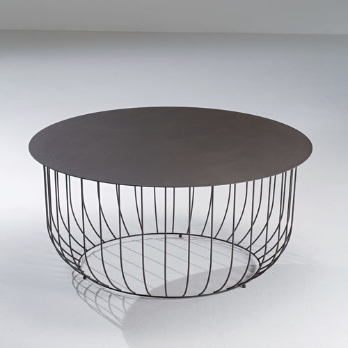 Moderner Couchtisch - HEMISPHERE - Siru Lighting - aus lackiertem Stahl / Gestell aus bemaltem Stahl / Gestell aus Draht