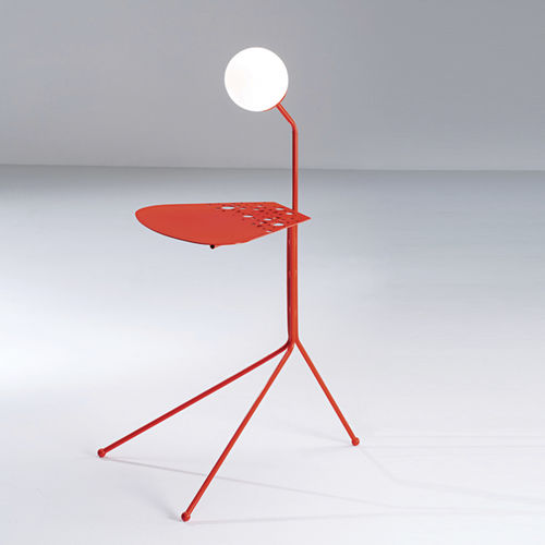 Stehleuchte - OMETTO - Siru Lighting - aus lackiertem Metall / modern / schnurlos